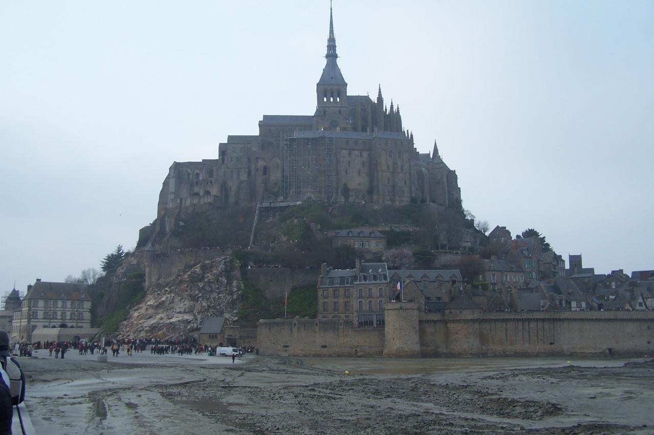 Le Mont à marée basse